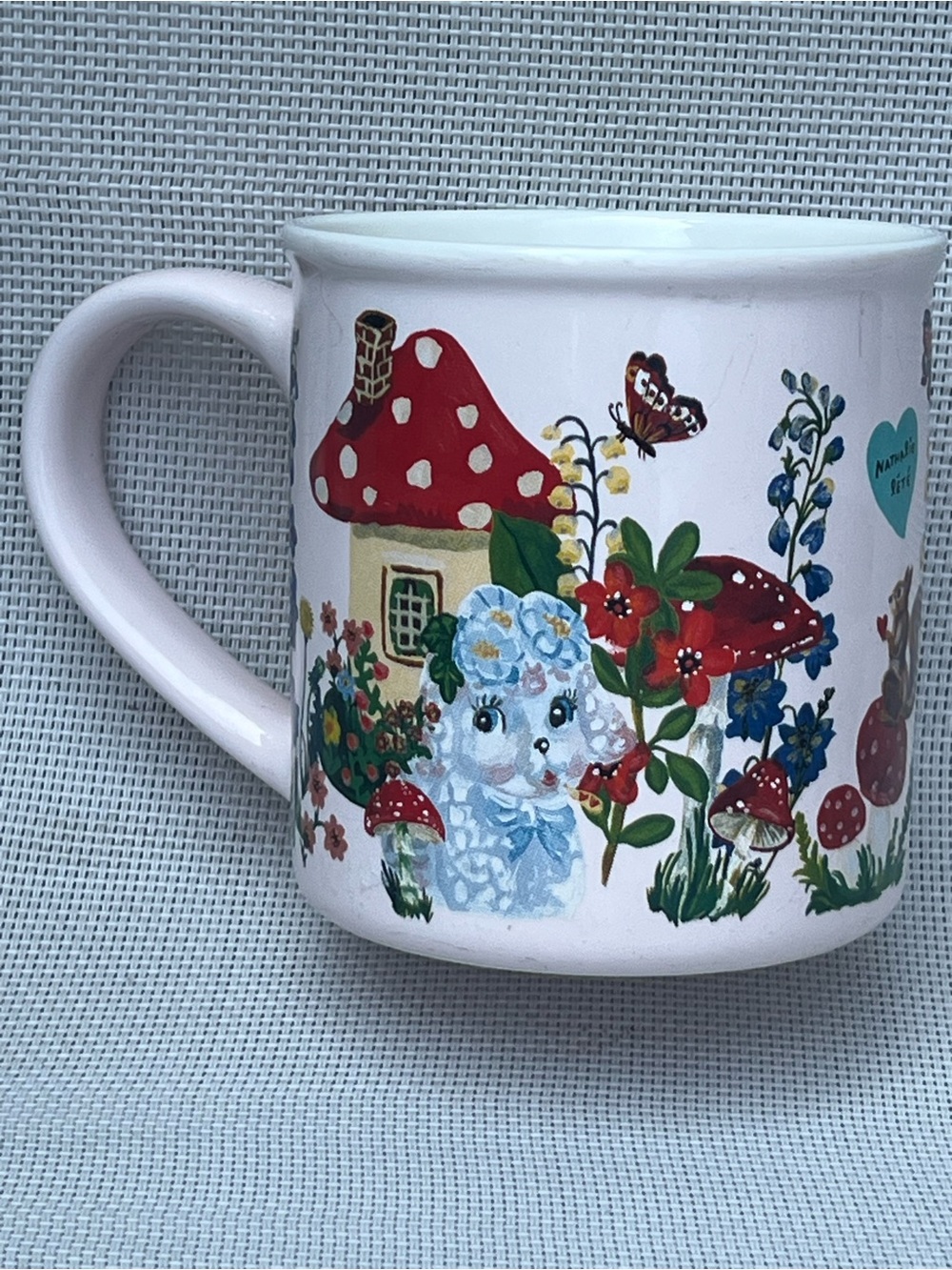 Nathalie Lété x Heathcote & Ivory Cat Squirrel Woodland Mug